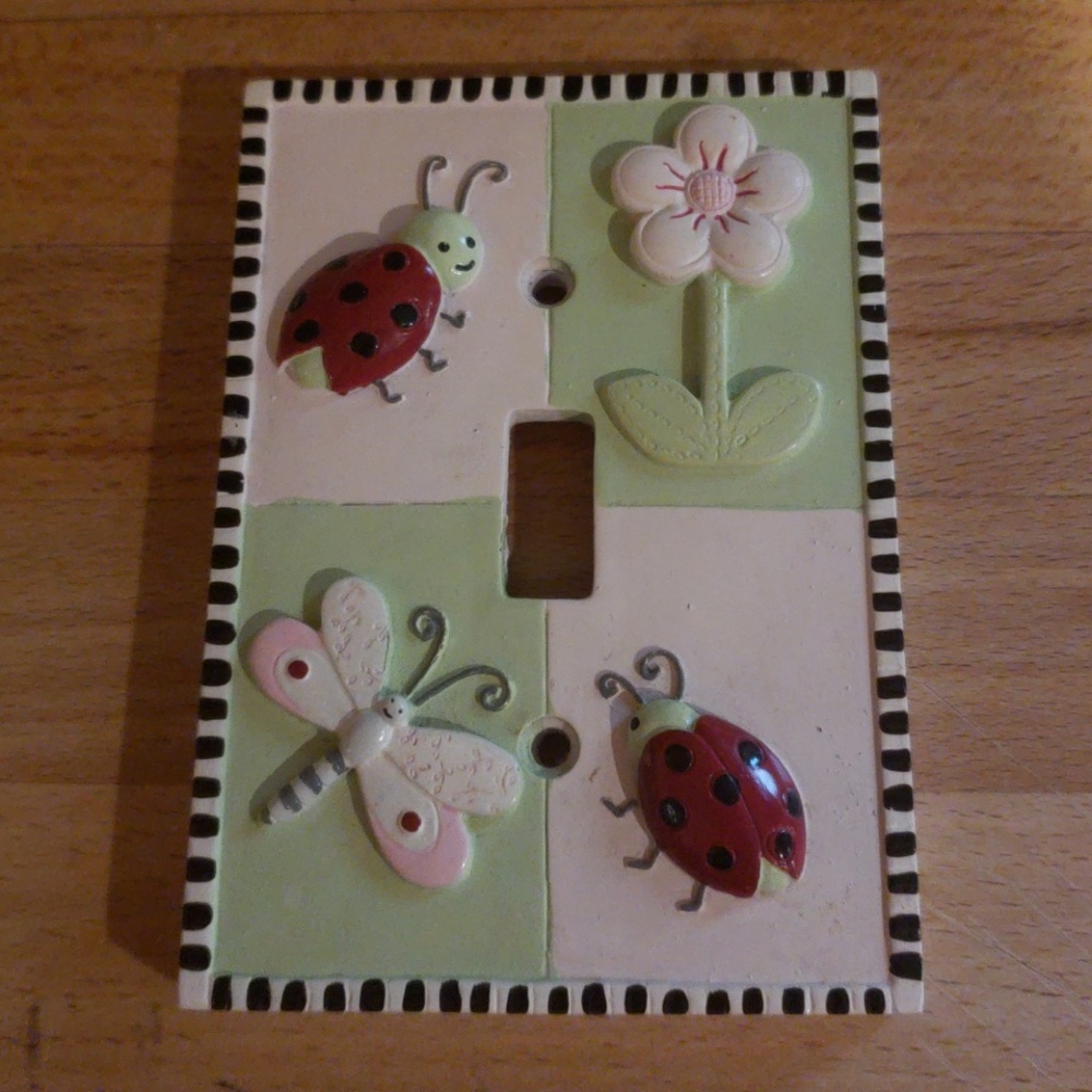 Light switch cover/wall plate
